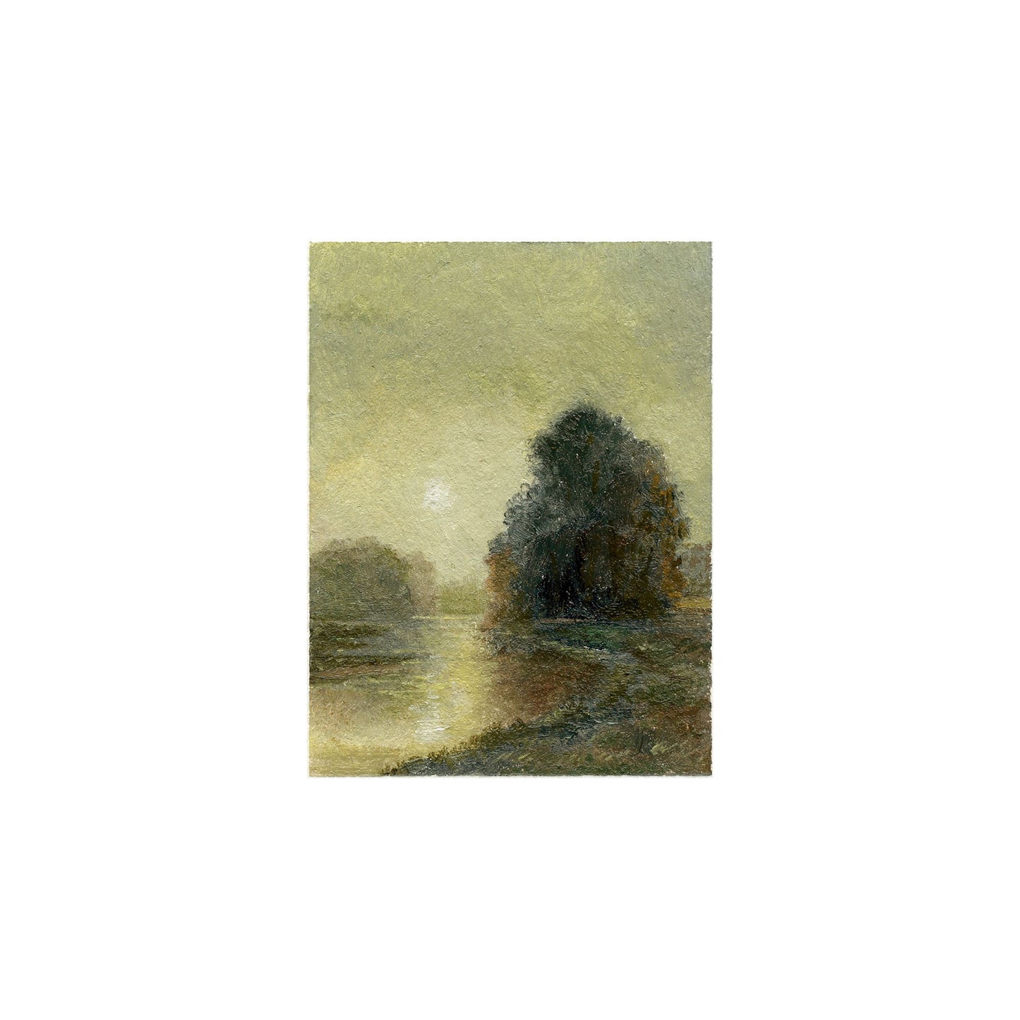 <span class="imgtitle">Soft Summer</span> </br> 1.5" x 2" - Oil on Paper